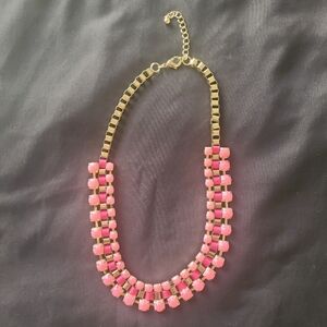 Pink and Gold Necklace